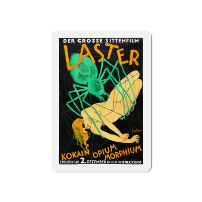 LUSTS OF MANKIND (AUSTRIA) 1927 Movie Poster - Refrigerator Magnet-3" x 3"-The Sticker Space