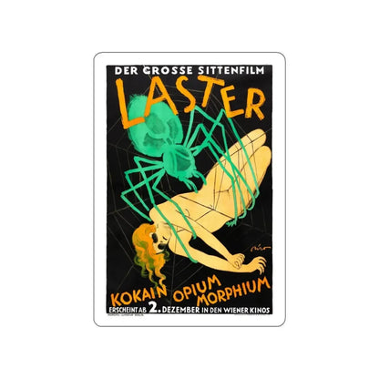 LUSTS OF MANKIND (AUSTRIA) 1927 Movie Poster STICKER Vinyl Die-Cut Decal 4 Inch - The Sticker Space