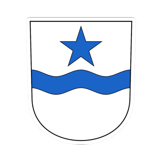 Luterbach-blazon (Switzerland) (Coat of Arms) STICKER Vinyl Kiss-Cut Decal 2 Inch White - The Sticker Space