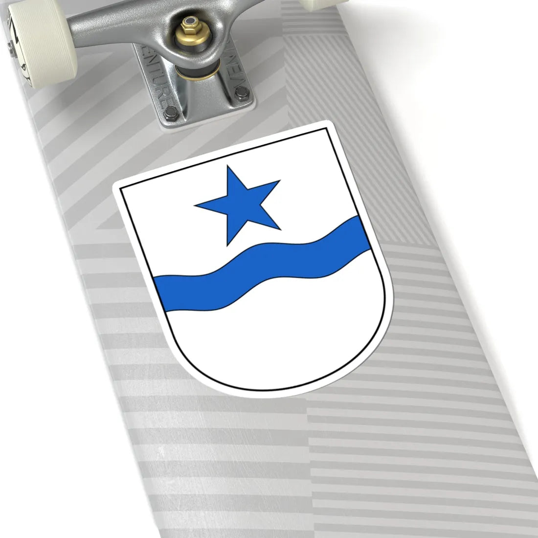 Luterbach-blazon (Switzerland) (Coat of Arms) STICKER Vinyl Kiss-Cut Decal - The Sticker Space