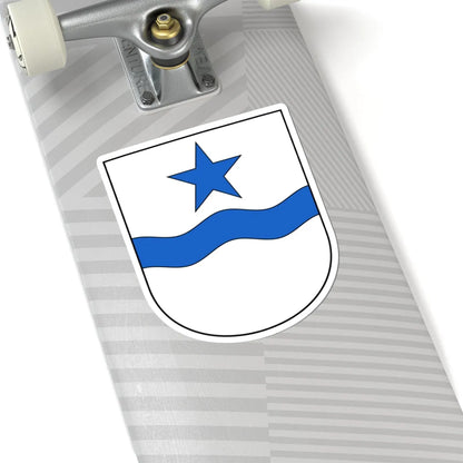 Luterbach-blazon (Switzerland) (Coat of Arms) STICKER Vinyl Kiss-Cut Decal - The Sticker Space