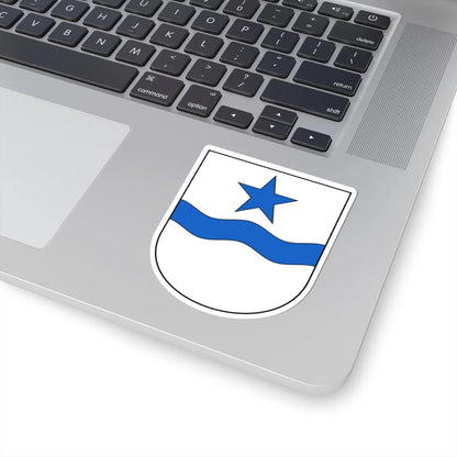 Luterbach-blazon (Switzerland) (Coat of Arms) STICKER Vinyl Kiss-Cut Decal - The Sticker Space