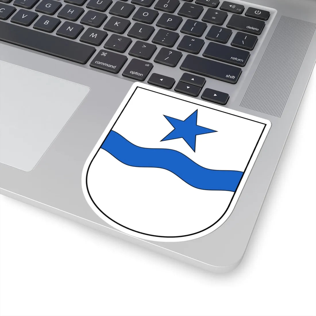 Luterbach-blazon (Switzerland) (Coat of Arms) STICKER Vinyl Kiss-Cut Decal - The Sticker Space