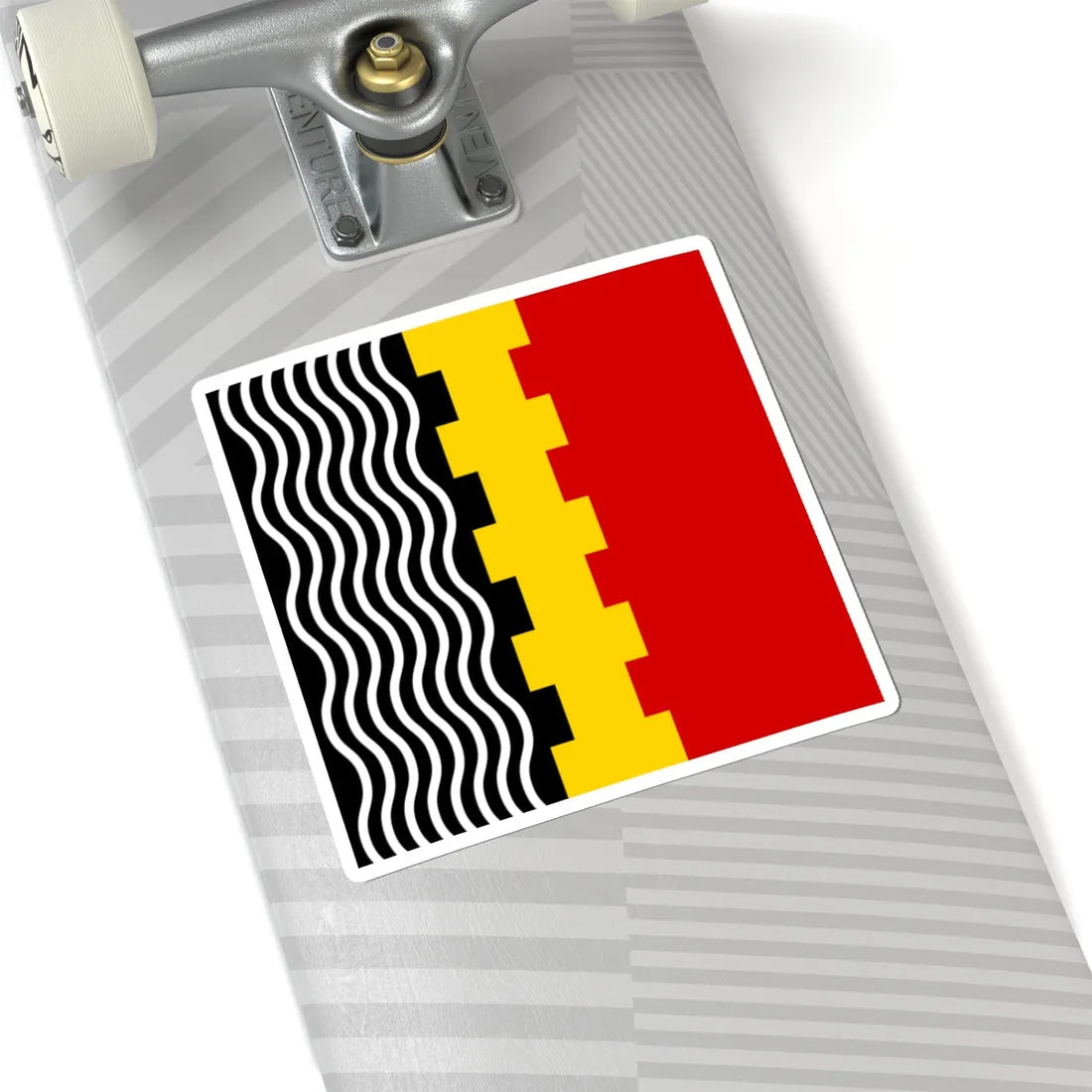 Lutuhyne flag (Ukraine) STICKER Vinyl Kiss-Cut Decal - The Sticker Space