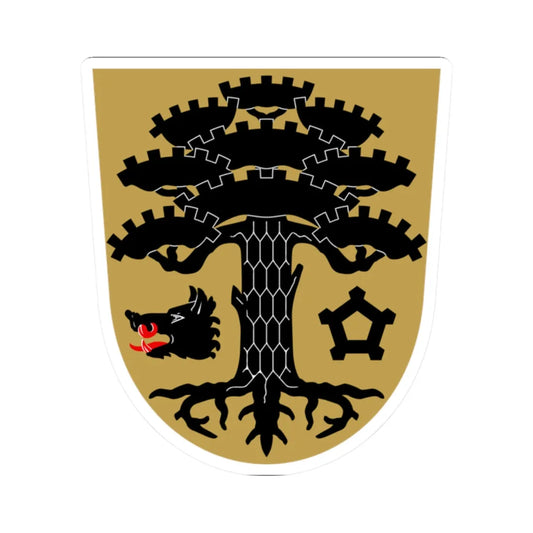 Luumäki.vaakuna (Finland) (Coat of Arms) STICKER Vinyl Kiss-Cut Decal 2 Inch White - The Sticker Space