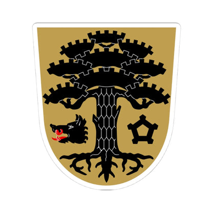 Luumäki.vaakuna (Finland) (Coat of Arms) STICKER Vinyl Kiss-Cut Decal 4 Inch White - The Sticker Space