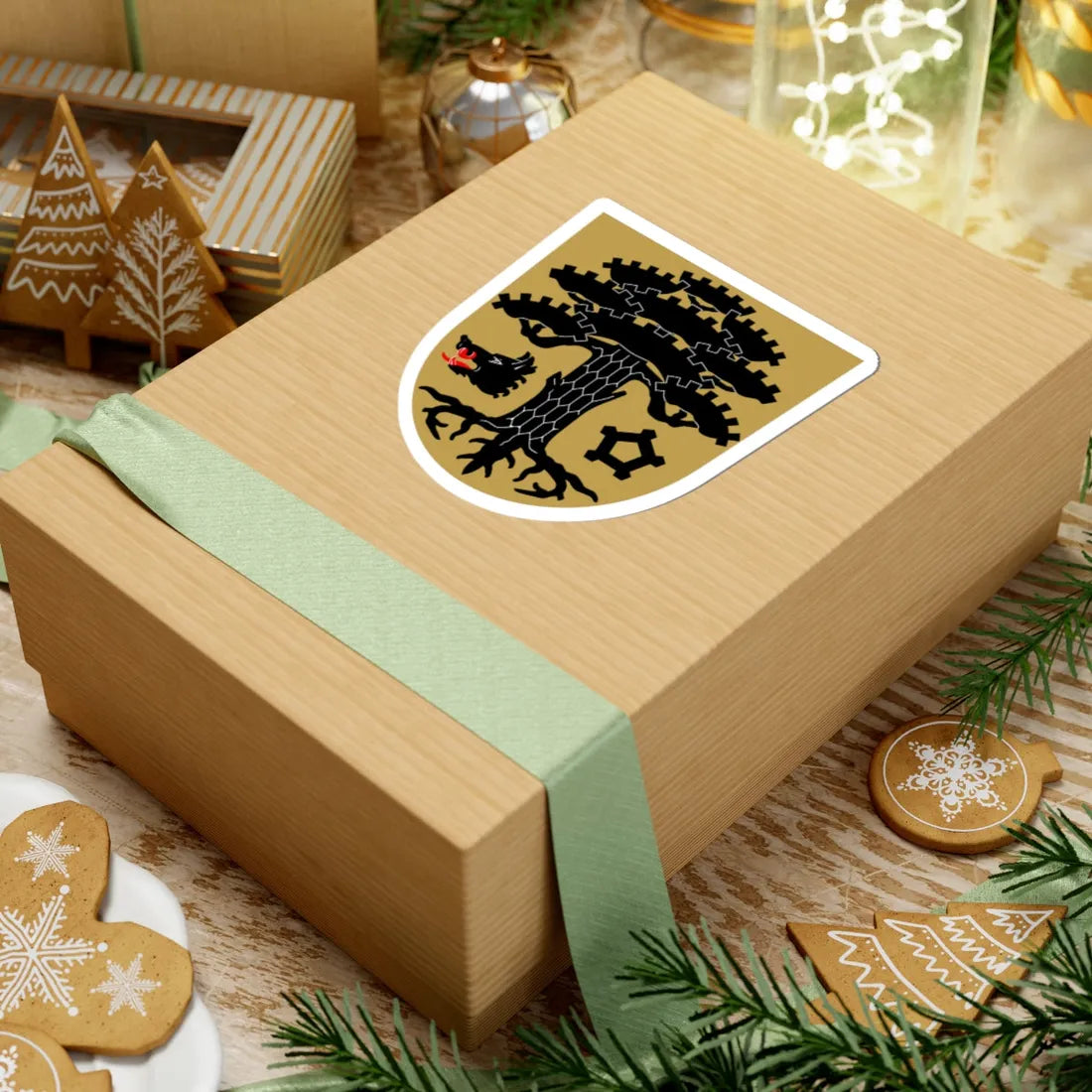 Luumäki.vaakuna (Finland) (Coat of Arms) STICKER Vinyl Kiss-Cut Decal - The Sticker Space