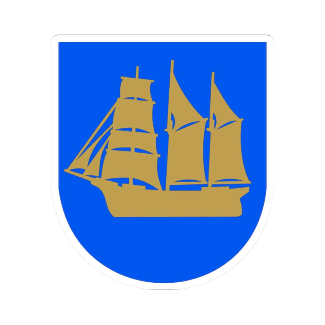 Luvia.vaakuna (Finland) (Coat of Arms) STICKER Vinyl Kiss-Cut Decal 2 Inch White - The Sticker Space