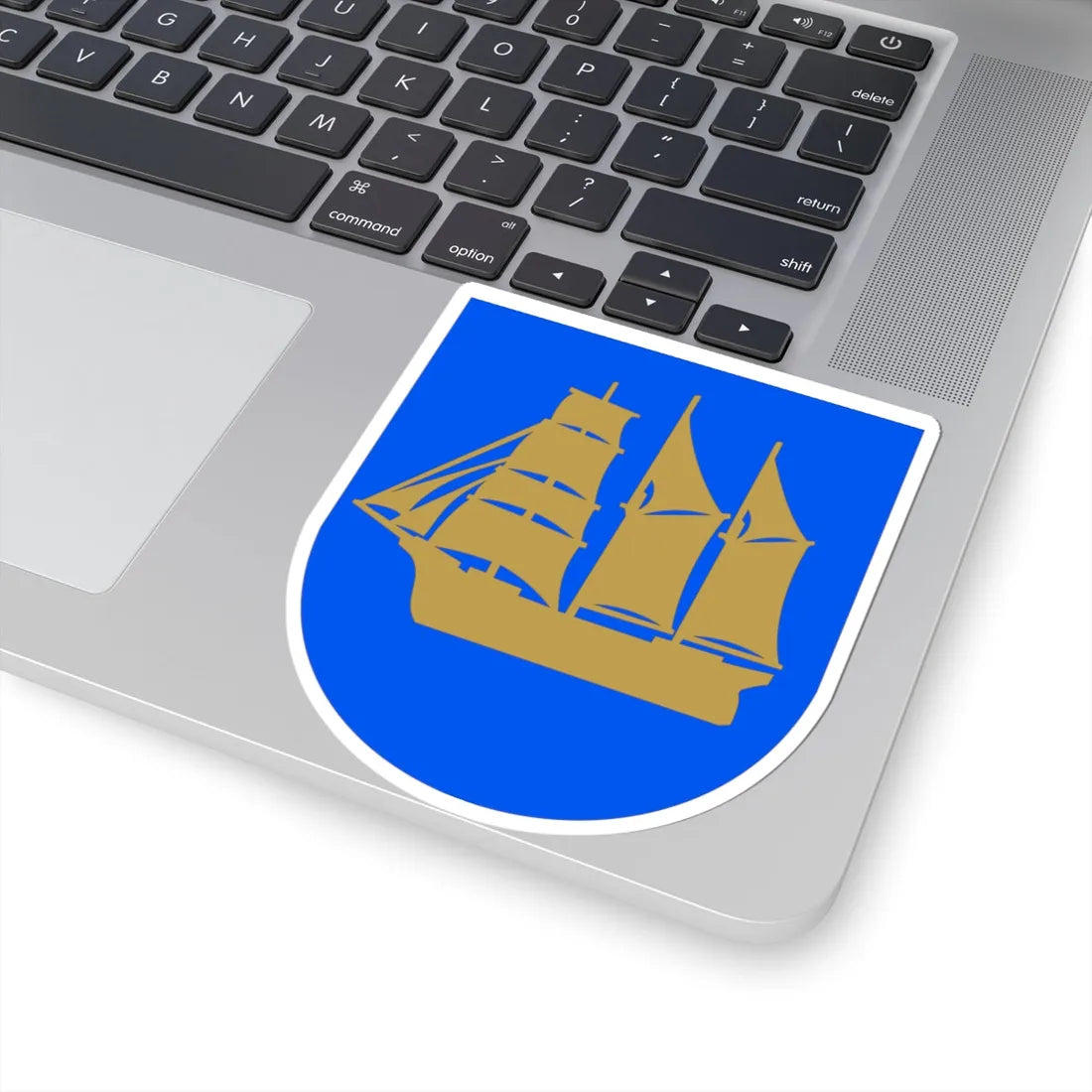 Luvia.vaakuna (Finland) (Coat of Arms) STICKER Vinyl Kiss-Cut Decal - The Sticker Space