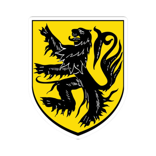 LUX Dudelange COA (Luxembourg) (Coat of Arms) STICKER Vinyl Kiss-Cut Decal 2 Inch White - The Sticker Space