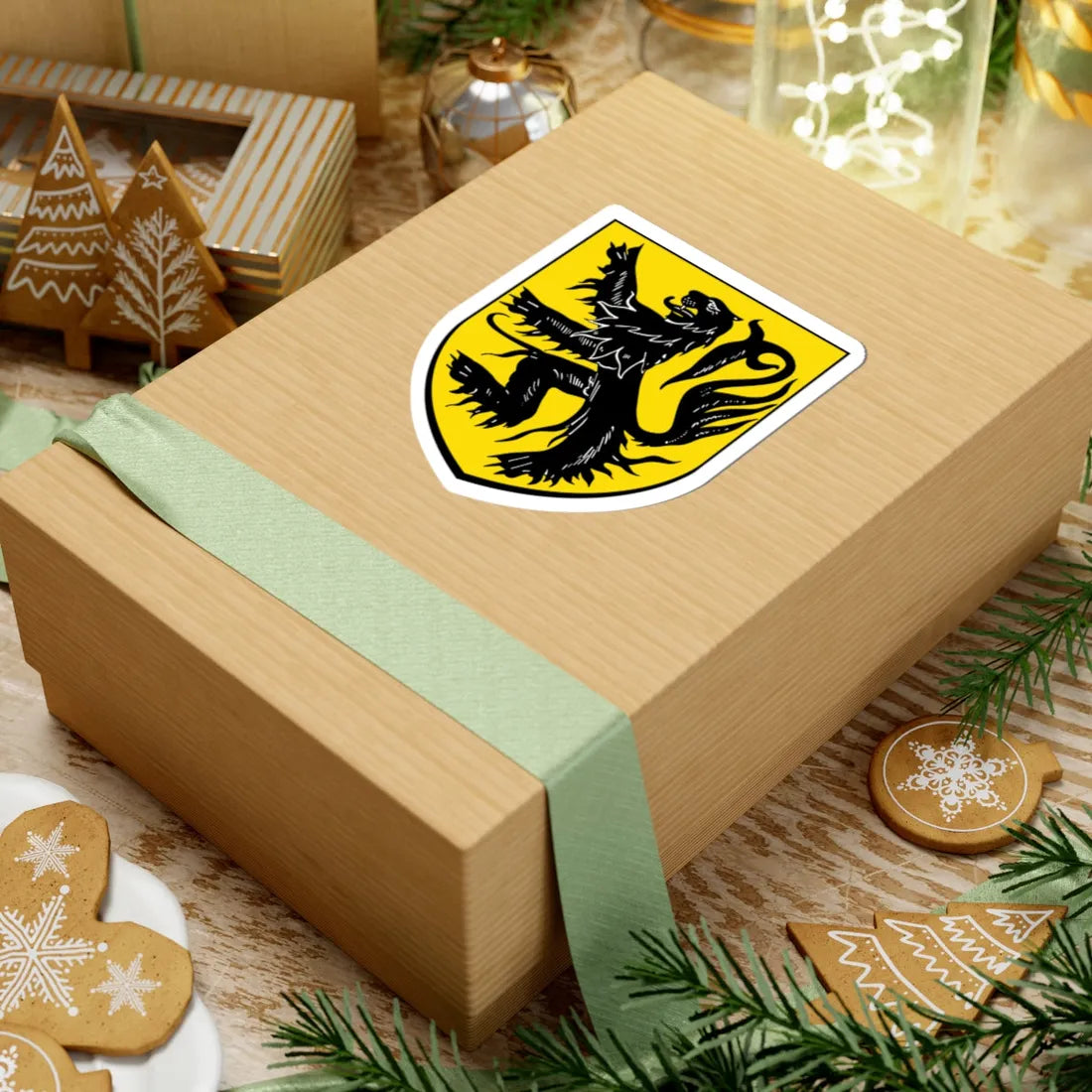 LUX Dudelange COA (Luxembourg) (Coat of Arms) STICKER Vinyl Kiss-Cut Decal - The Sticker Space