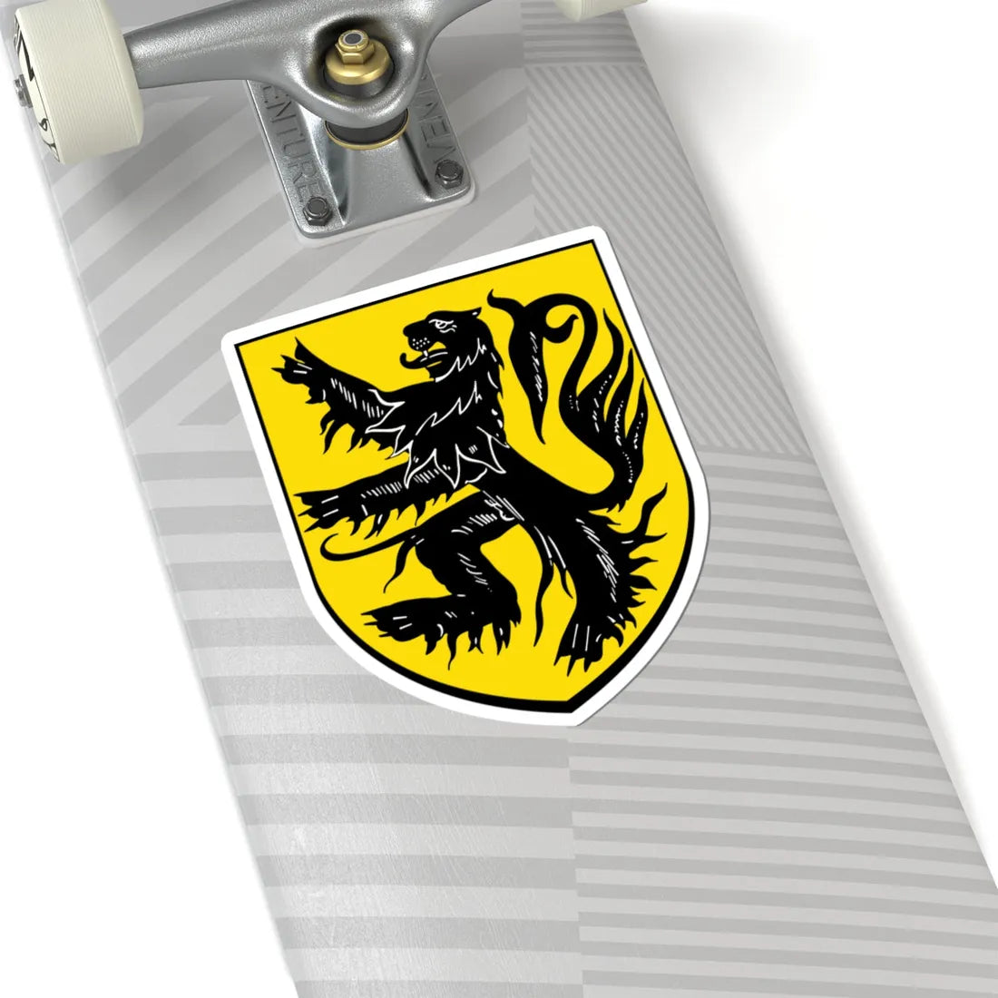 LUX Dudelange COA (Luxembourg) (Coat of Arms) STICKER Vinyl Kiss-Cut Decal - The Sticker Space