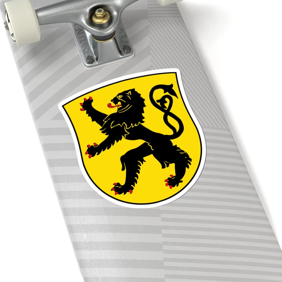 LUX Dudelange incorrect COA (Luxembourg) (Coat of Arms) STICKER Vinyl Kiss-Cut Decal - The Sticker Space