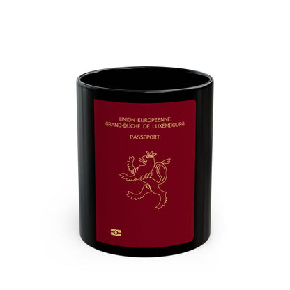 Luxembourg Passport - Black Coffee Mug