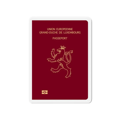 Luxembourg Passport - Refrigerator Magnet 4 Inch - The Sticker Space