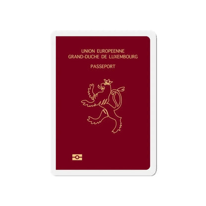 Luxembourg Passport - Refrigerator Magnet - The Sticker Space