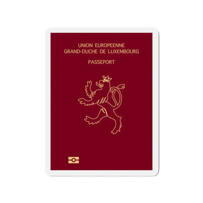 Luxembourg Passport - Refrigerator Magnet - The Sticker Space