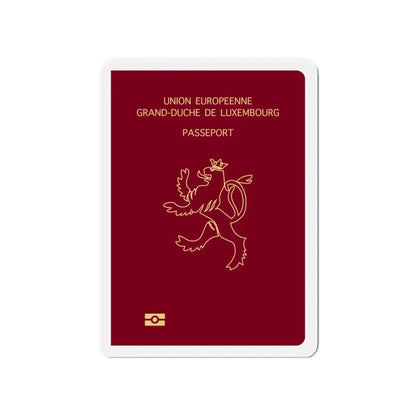 Luxembourg Passport - Refrigerator Magnet - The Sticker Space