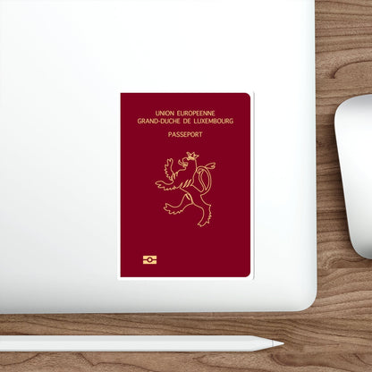 Luxembourg Passport STICKER Vinyl Die-Cut Decal-The Sticker Space