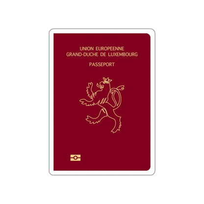 Luxembourg Passport STICKER Vinyl Die-Cut Decal 2 Inch - The Sticker Space