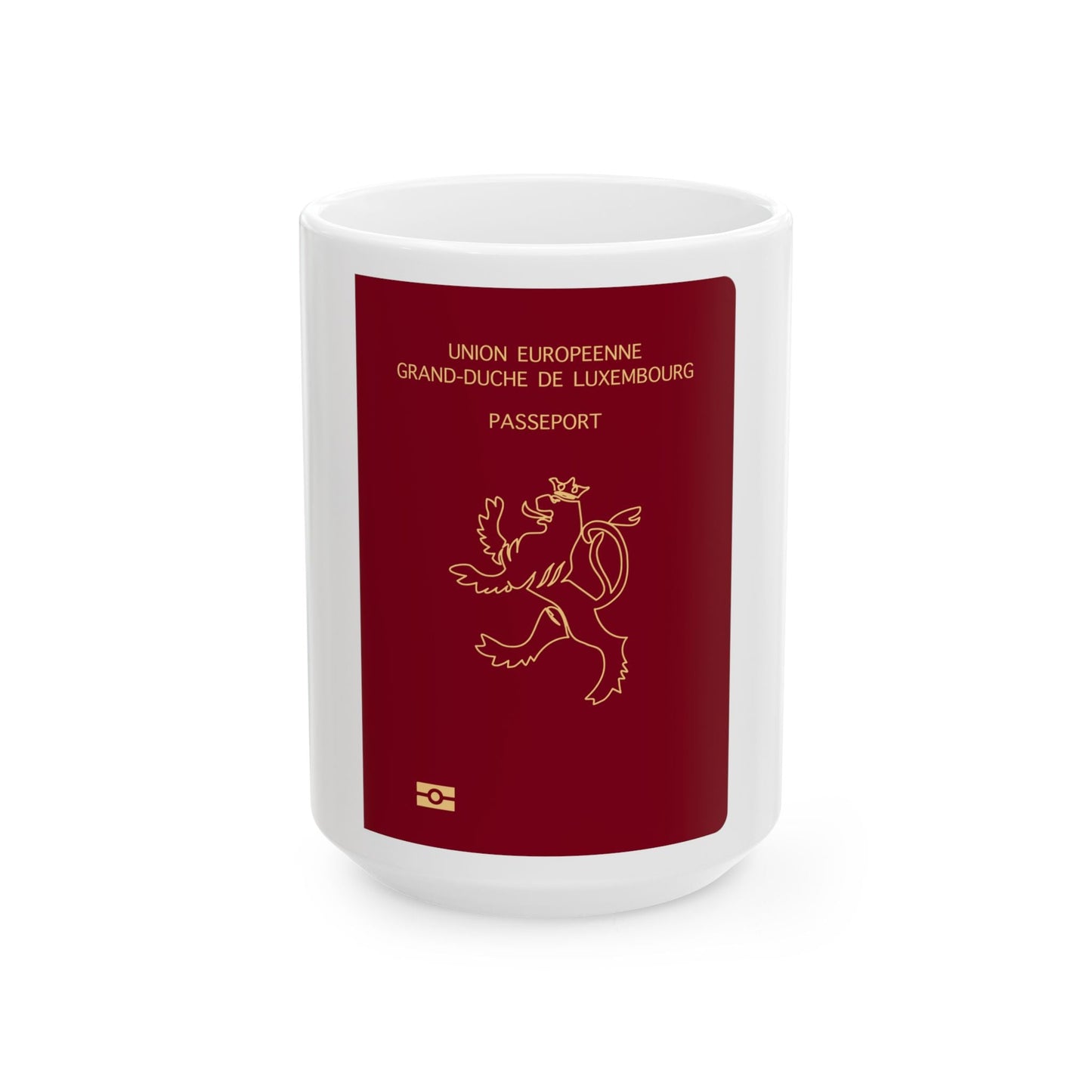 Luxembourg Passport - White Coffee Mug