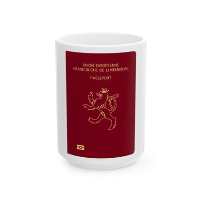 Luxembourg Passport - White Coffee Mug