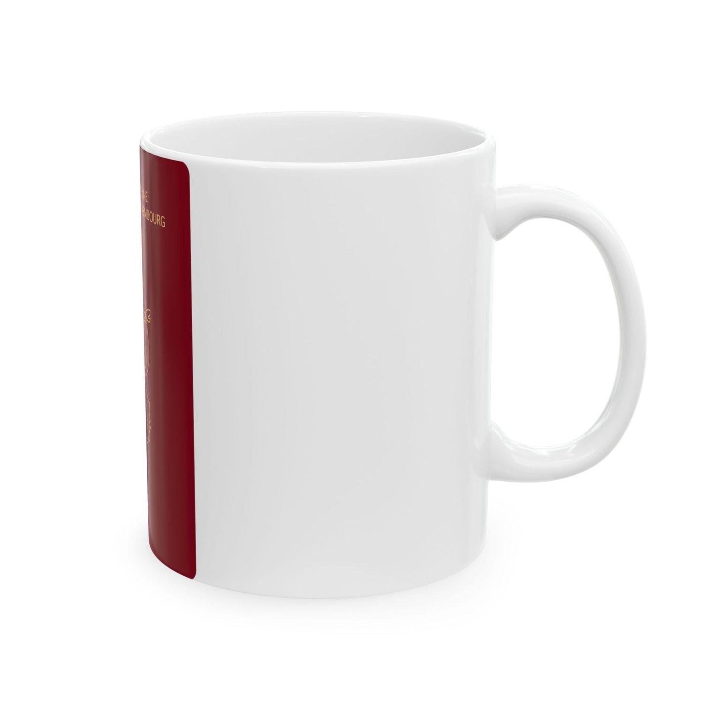 Luxembourg Passport - White Coffee Mug