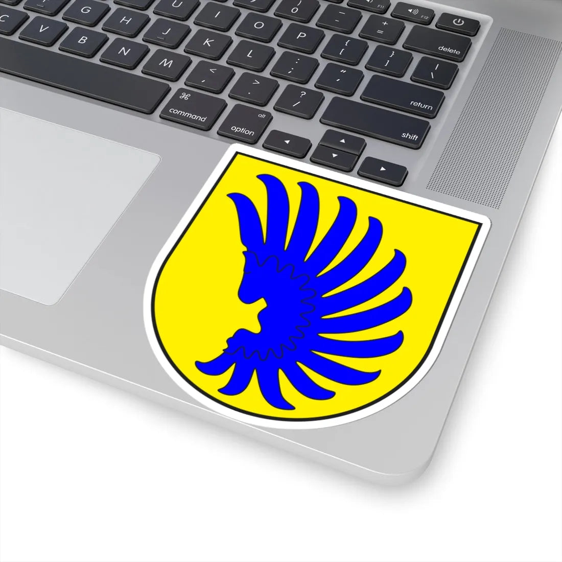 Luzein Kreis wappen (Switzerland) (Coat of Arms) STICKER Vinyl Kiss-Cut Decal - The Sticker Space