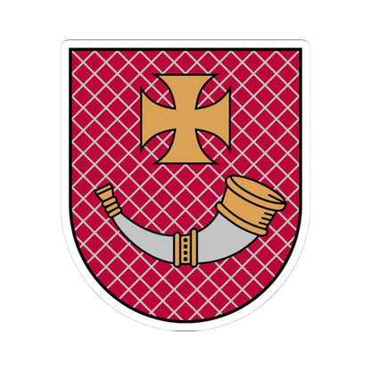 LVA Ventspils COA (Latvia) (Coat of Arms) STICKER Vinyl Kiss-Cut Decal 4 Inch White - The Sticker Space