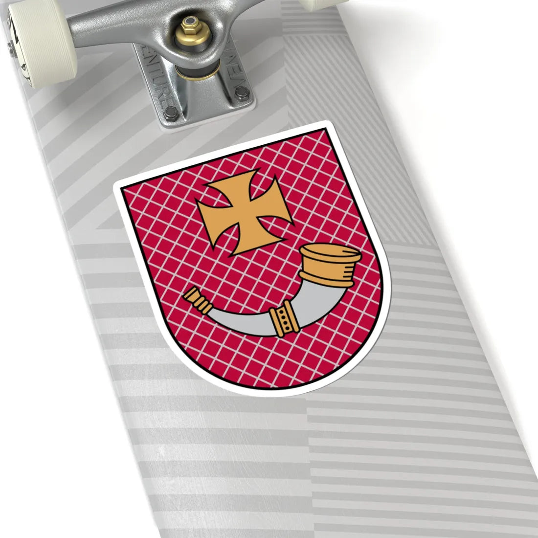 LVA Ventspils COA (Latvia) (Coat of Arms) STICKER Vinyl Kiss-Cut Decal - The Sticker Space
