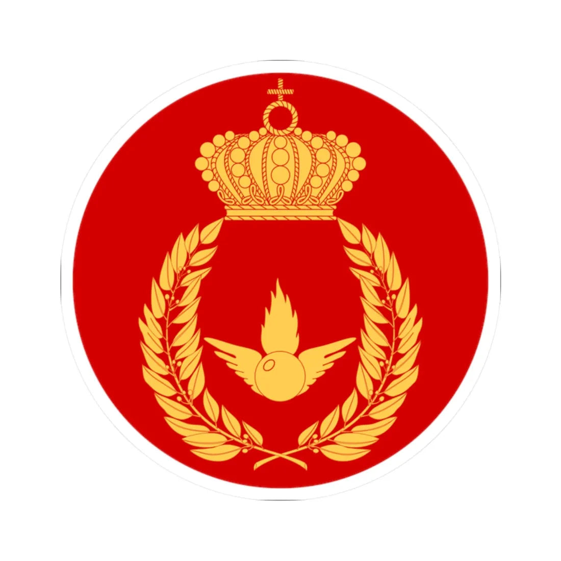 LvKAS vapen (Sweden) (Coat of Arms) STICKER Vinyl Kiss-Cut Decal 2 Inch White - The Sticker Space