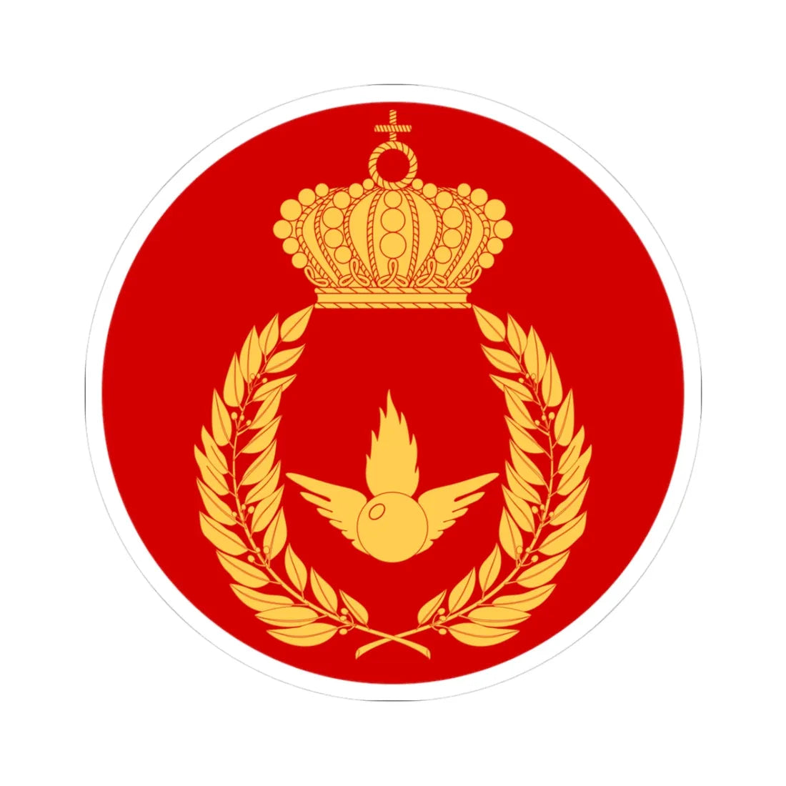 LvKAS vapen (Sweden) (Coat of Arms) STICKER Vinyl Kiss-Cut Decal 3 Inch White - The Sticker Space