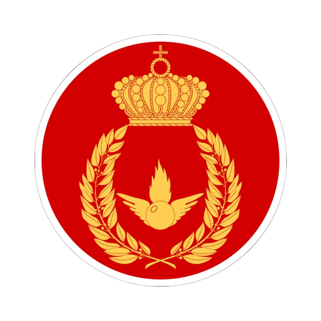 LvKAS vapen (Sweden) (Coat of Arms) STICKER Vinyl Kiss-Cut Decal 6 Inch White - The Sticker Space