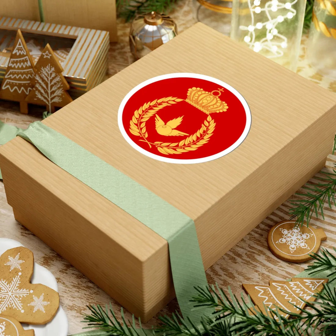 LvKAS vapen (Sweden) (Coat of Arms) STICKER Vinyl Kiss-Cut Decal - The Sticker Space