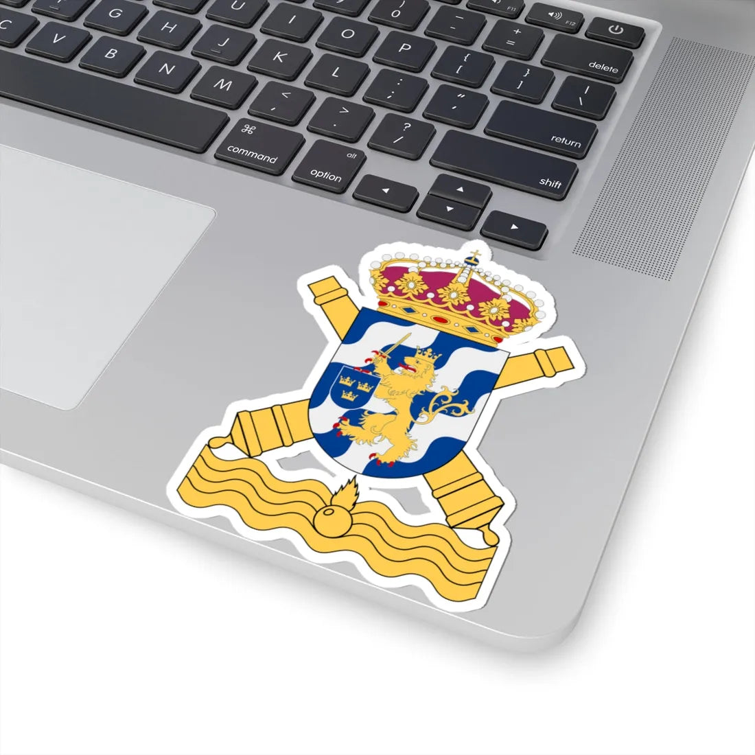 Älvsborgs amfibieregemente vapen (Sweden) (Coat of Arms) STICKER Vinyl Kiss-Cut Decal - The Sticker Space