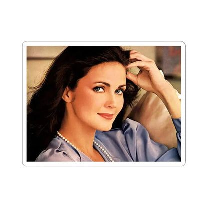 Lynda Carter #147 (Vintage Female Icon) STICKER Vinyl Kiss-Cut Decal 6 Inch White - The Sticker Space