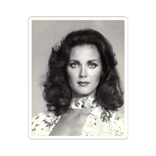Lynda Carter #198 (Vintage Female Icon) STICKER Vinyl Kiss-Cut Decal 2 Inch White - The Sticker Space