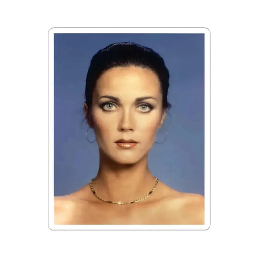 Lynda Carter #227 (Vintage Female Icon) STICKER Vinyl Kiss-Cut Decal 2 Inch White - The Sticker Space