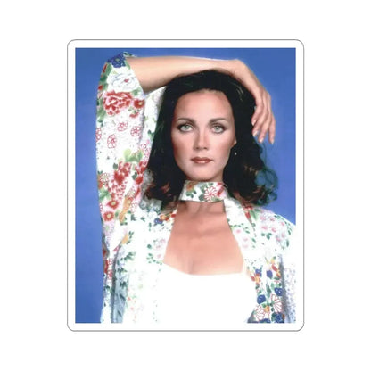 Lynda Carter #234 (Vintage Female Icon) STICKER Vinyl Kiss-Cut Decal 4 Inch White - The Sticker Space