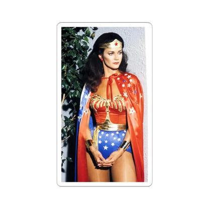 Lynda Carter #249 (Vintage Female Icon) STICKER Vinyl Kiss-Cut Decal 6 Inch White - The Sticker Space