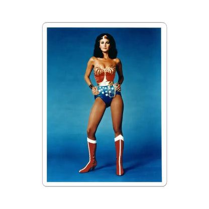 Lynda Carter #255 (Vintage Female Icon) STICKER Vinyl Kiss-Cut Decal 6 Inch White - The Sticker Space
