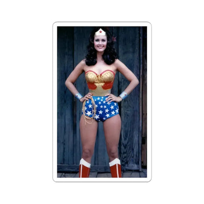 Lynda Carter #264 (Vintage Female Icon) STICKER Vinyl Kiss-Cut Decal 6 Inch White - The Sticker Space