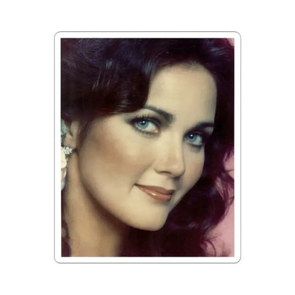 Lynda Carter #268 (Vintage Female Icon) STICKER Vinyl Kiss-Cut Decal 4 Inch White - The Sticker Space