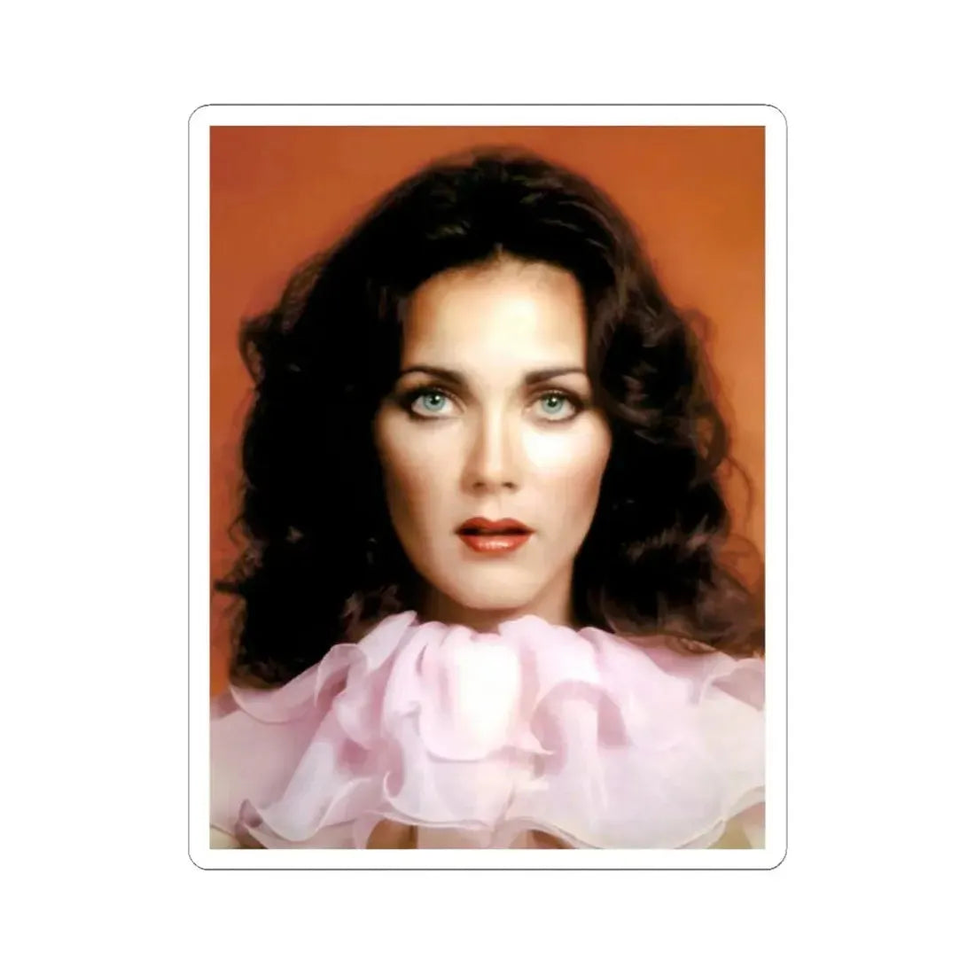 Lynda Carter #278 (Vintage Female Icon) STICKER Vinyl Kiss-Cut Decal 2 Inch White - The Sticker Space
