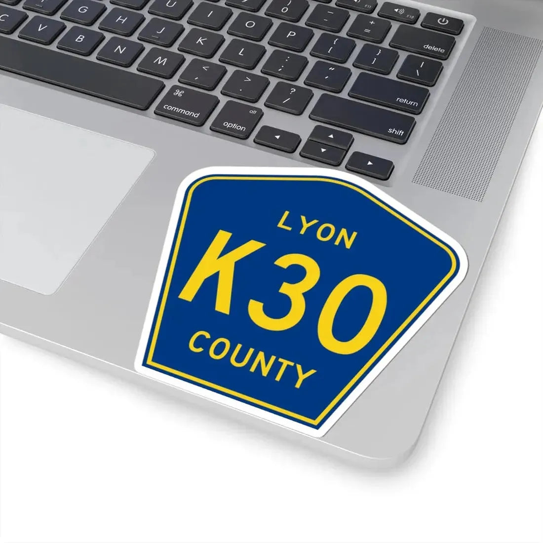 Lyon County Route K30 IA (Iowa) (Road Sign) STICKER Vinyl Kiss-Cut Decal - The Sticker Space