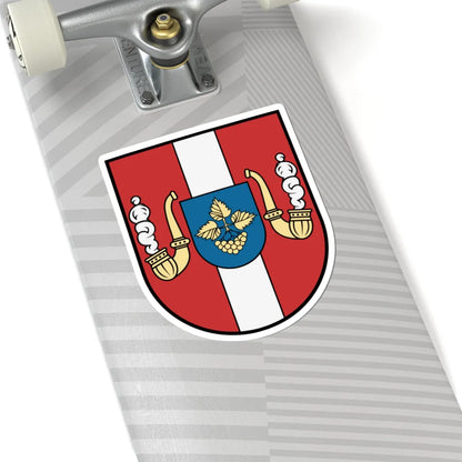 Lysianka Raion coat of arms lesser (Ukraine) (Coat of Arms) STICKER Vinyl Kiss-Cut Decal - The Sticker Space