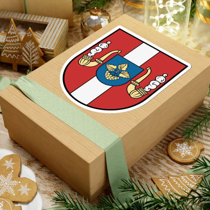 Lysianka Raion coat of arms lesser (Ukraine) (Coat of Arms) STICKER Vinyl Kiss-Cut Decal - The Sticker Space