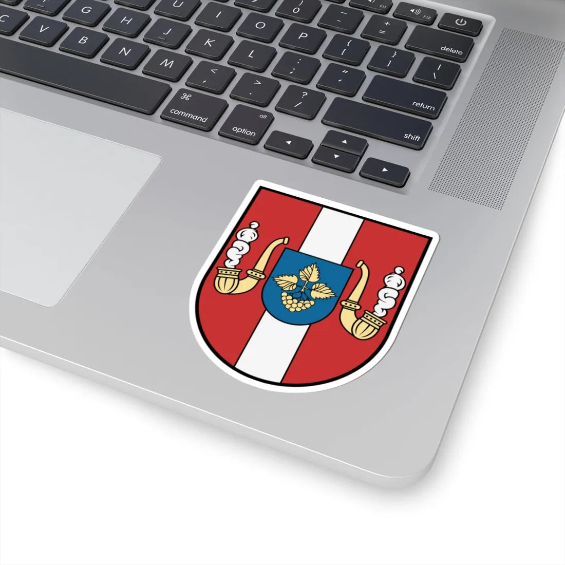 Lysianka Raion coat of arms lesser (Ukraine) (Coat of Arms) STICKER Vinyl Kiss-Cut Decal - The Sticker Space