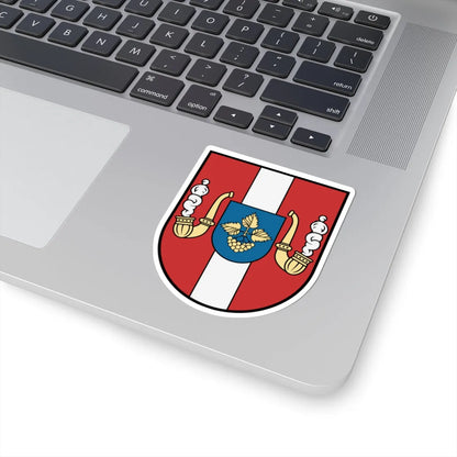 Lysianka Raion coat of arms lesser (Ukraine) (Coat of Arms) STICKER Vinyl Kiss-Cut Decal - The Sticker Space