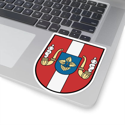 Lysianka Raion coat of arms lesser (Ukraine) (Coat of Arms) STICKER Vinyl Kiss-Cut Decal - The Sticker Space